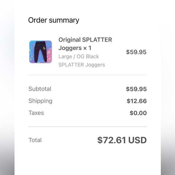 Gecko Hawaii sweatpants - Picture 5 of 5